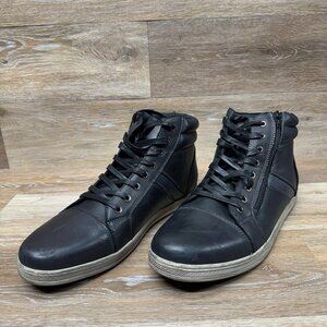 Propet Lucas Hi Skate Black Leather Shoe Men's Size 14